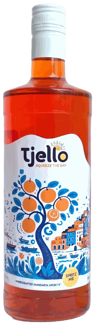 Bottle of Tjello Mandarin aperitif